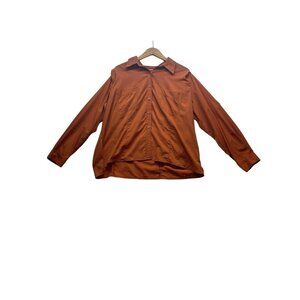 Tilley Ladies Orange 3XL Button Shirt Made In Canada